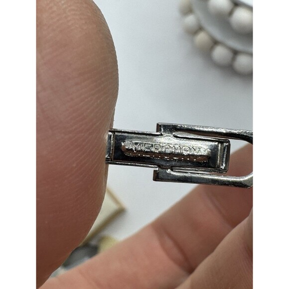 Vtg Construction Vehicle Cufflinks Tie Clip Mercury  Industries  Yale Bulldozer - Picture 7 of 8